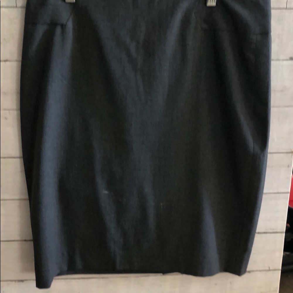 The Limited Dark Grey Pencil Skirt